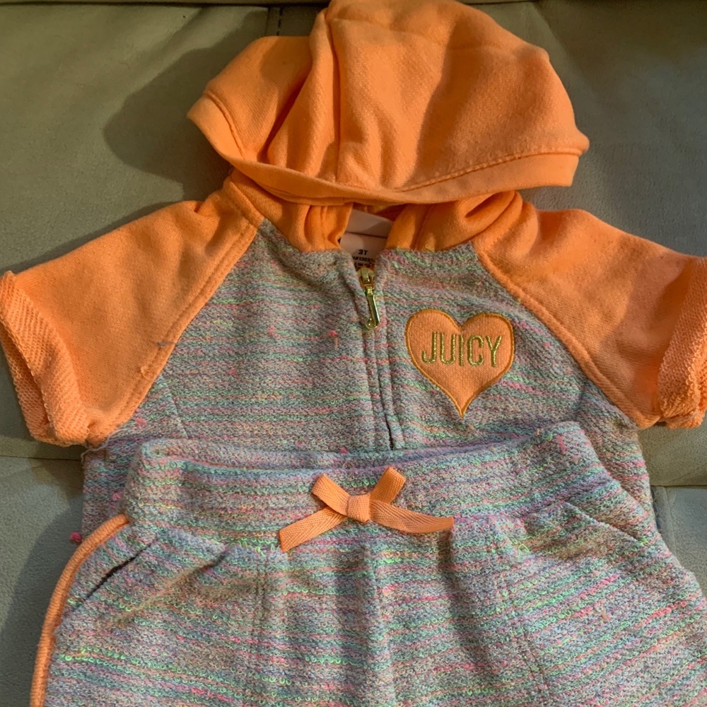 Juicy Couture 2pc shorts set